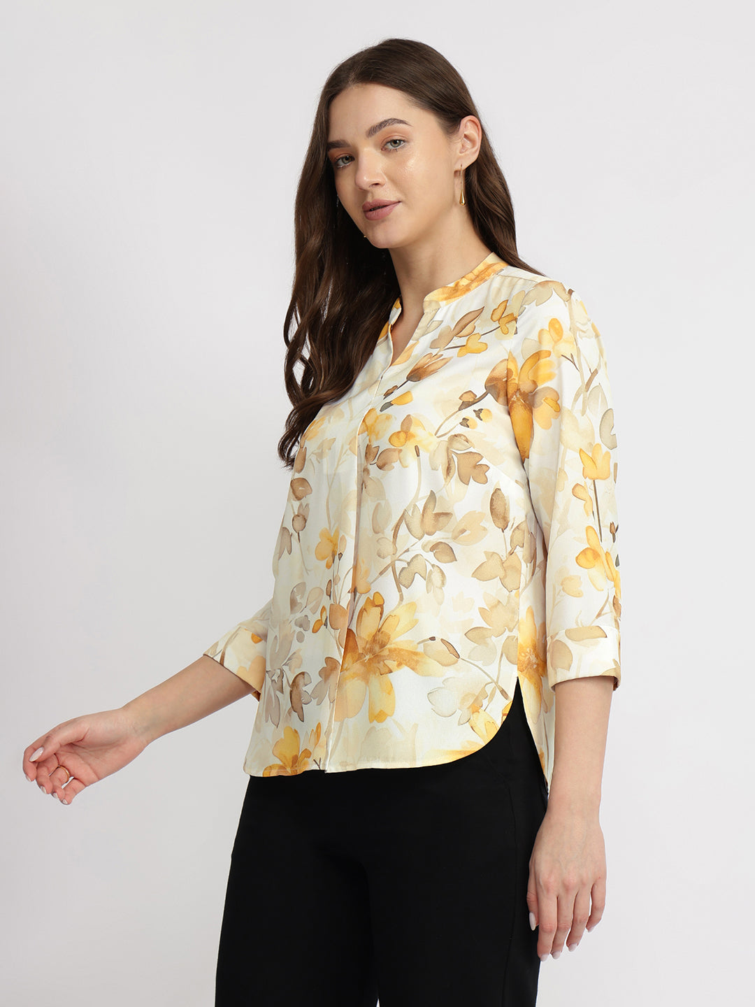 Floral Top - Yellow