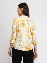 Floral Top - Yellow
