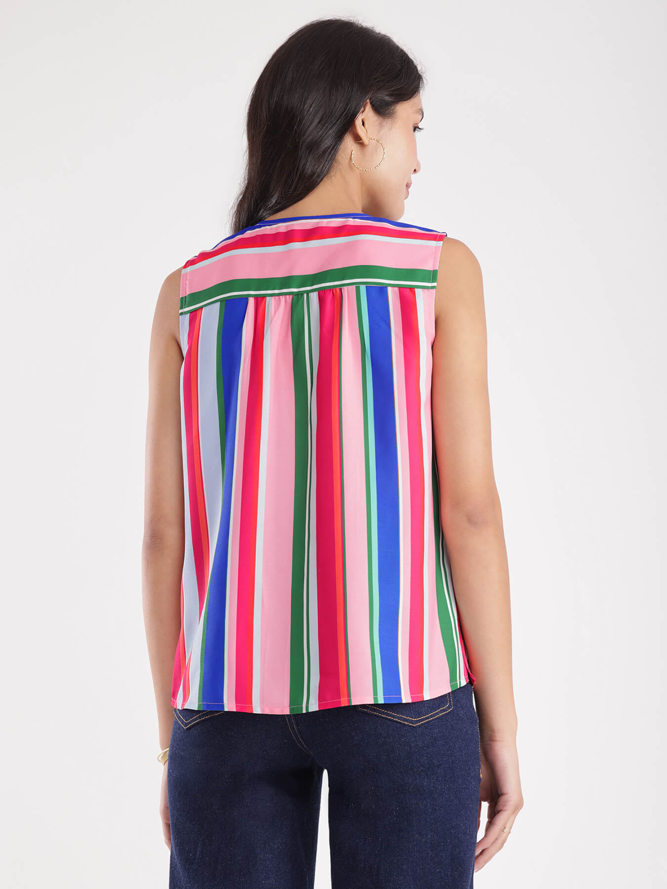 Vertical Stripes Top - Multicolour