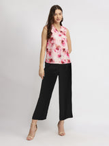 Front Pleated Top - Pink