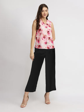 Front Pleated Top - Pink