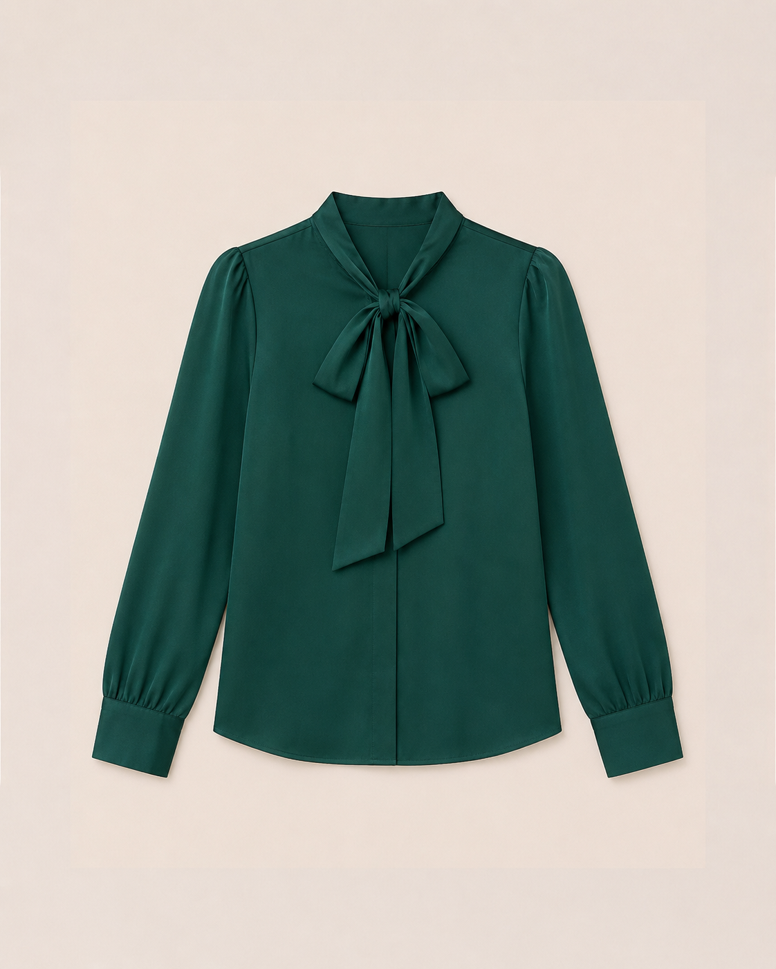 Front Tie Up Top - Green