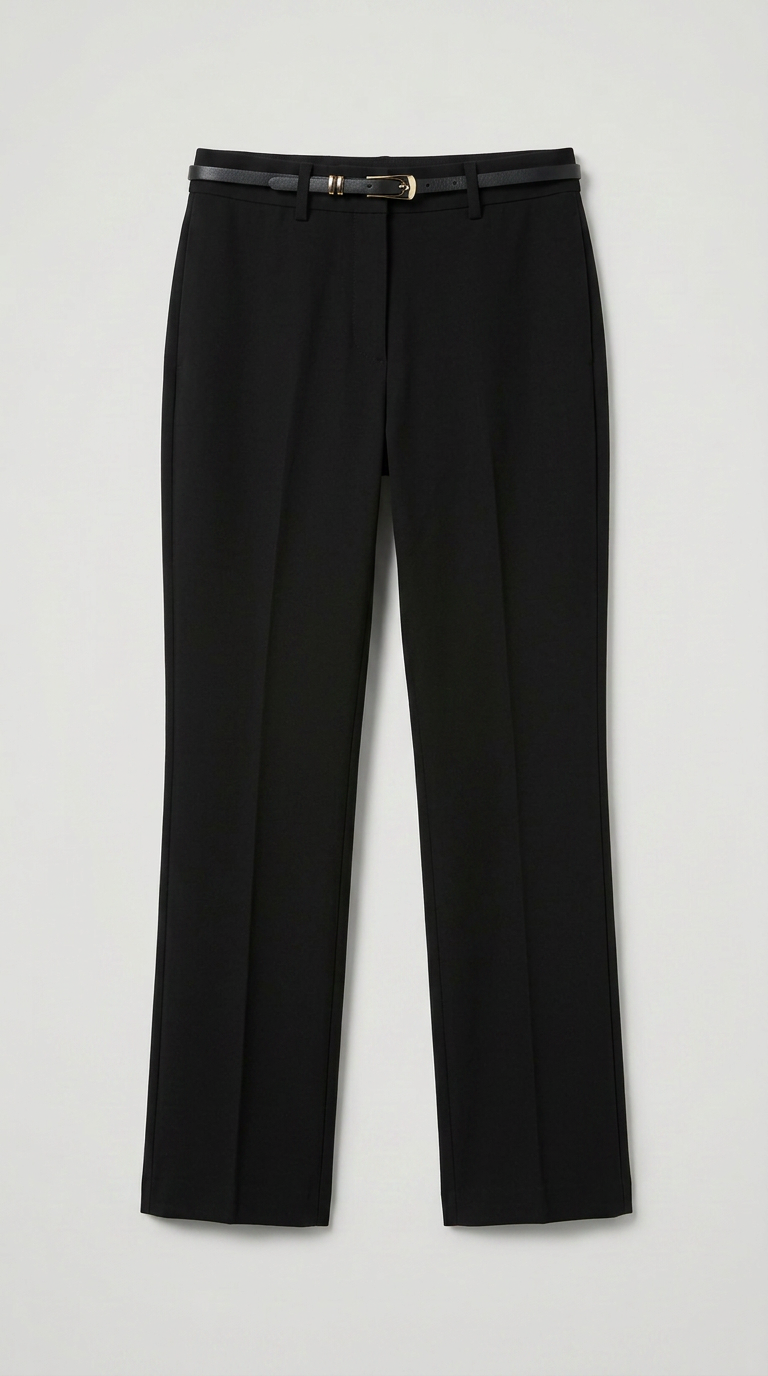 Bootcut Trousers - Black