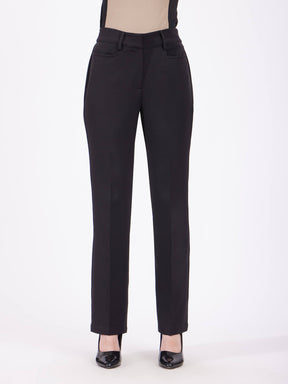 Bootcut Trousers - Black