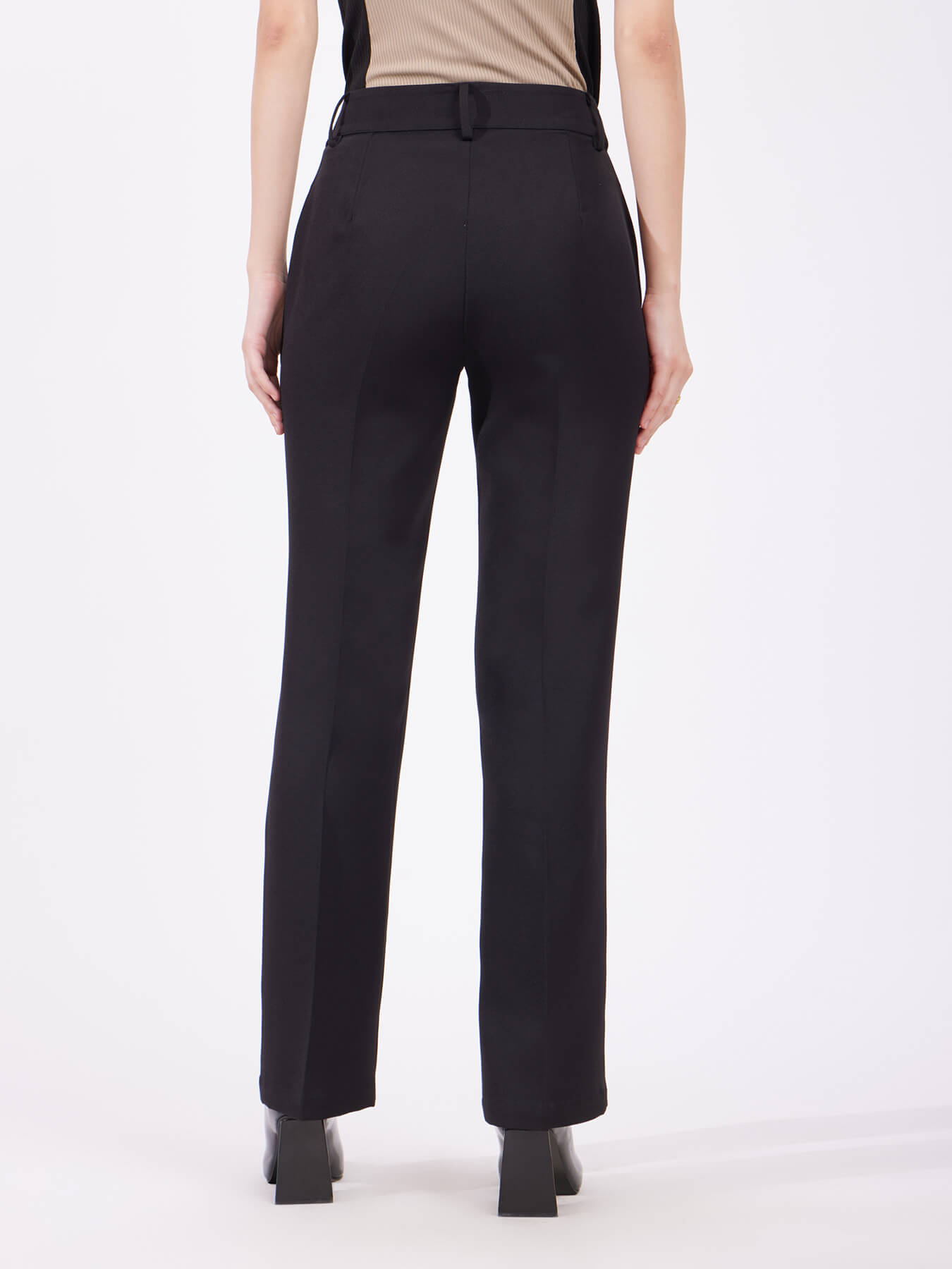 Bootcut Trousers - Black