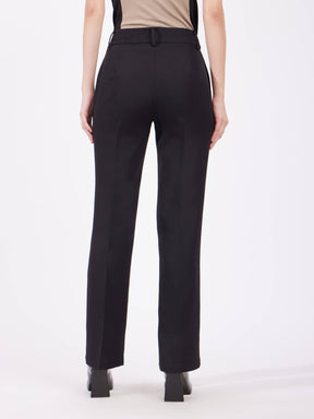 Bootcut Trousers - Black