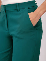 Straight Fit Trousers - Teal