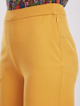 Wide Leg Pants - Mustard