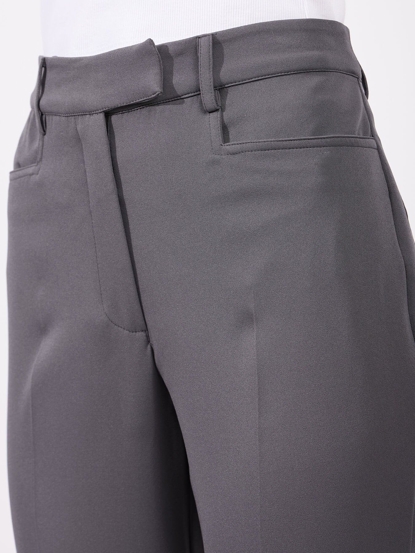 Bootcut Trousers - Grey