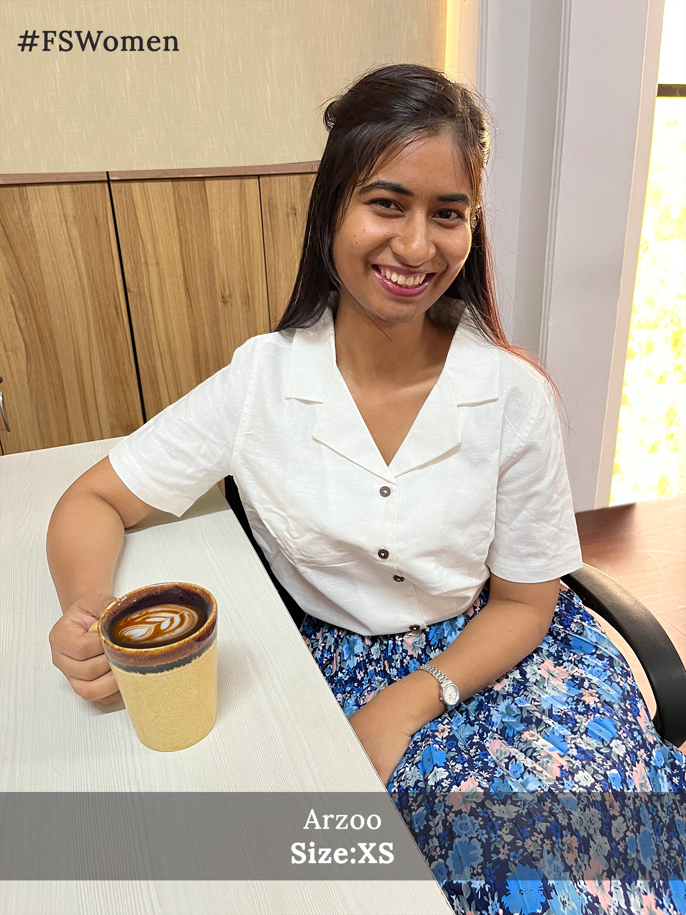 Cotton Notch Lapel Shirt - White