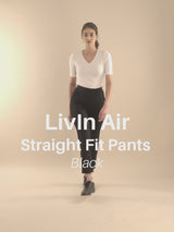 LivIn Air Straight Pants - Navy