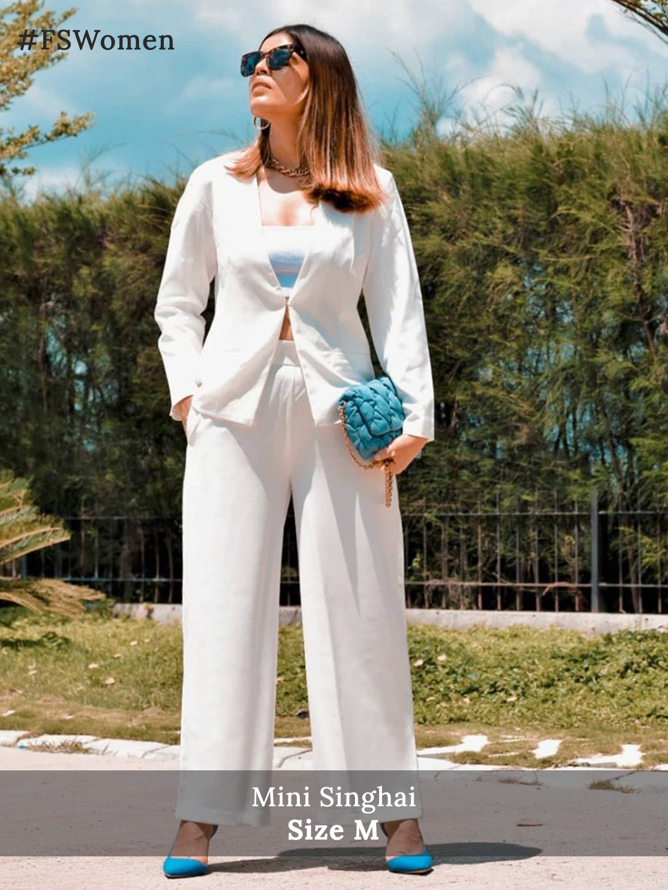 Open Front Blazer - White| Formal Jackets