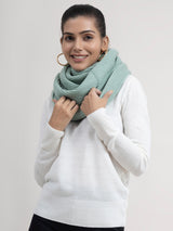 LivSoft Knitted Infinity Muffler - Sap Green