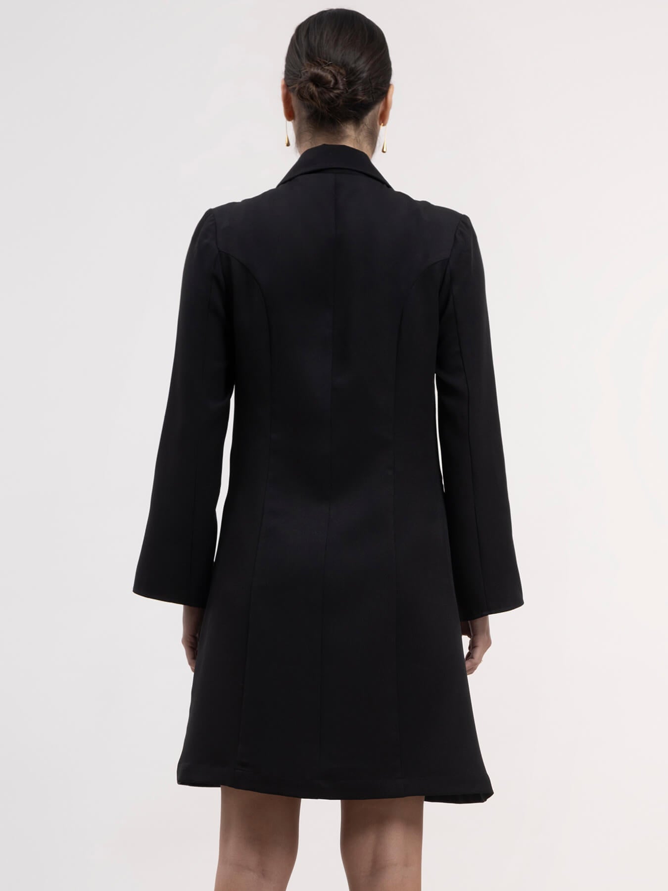 A Line Blazer Dress - Black| Formal Dresses