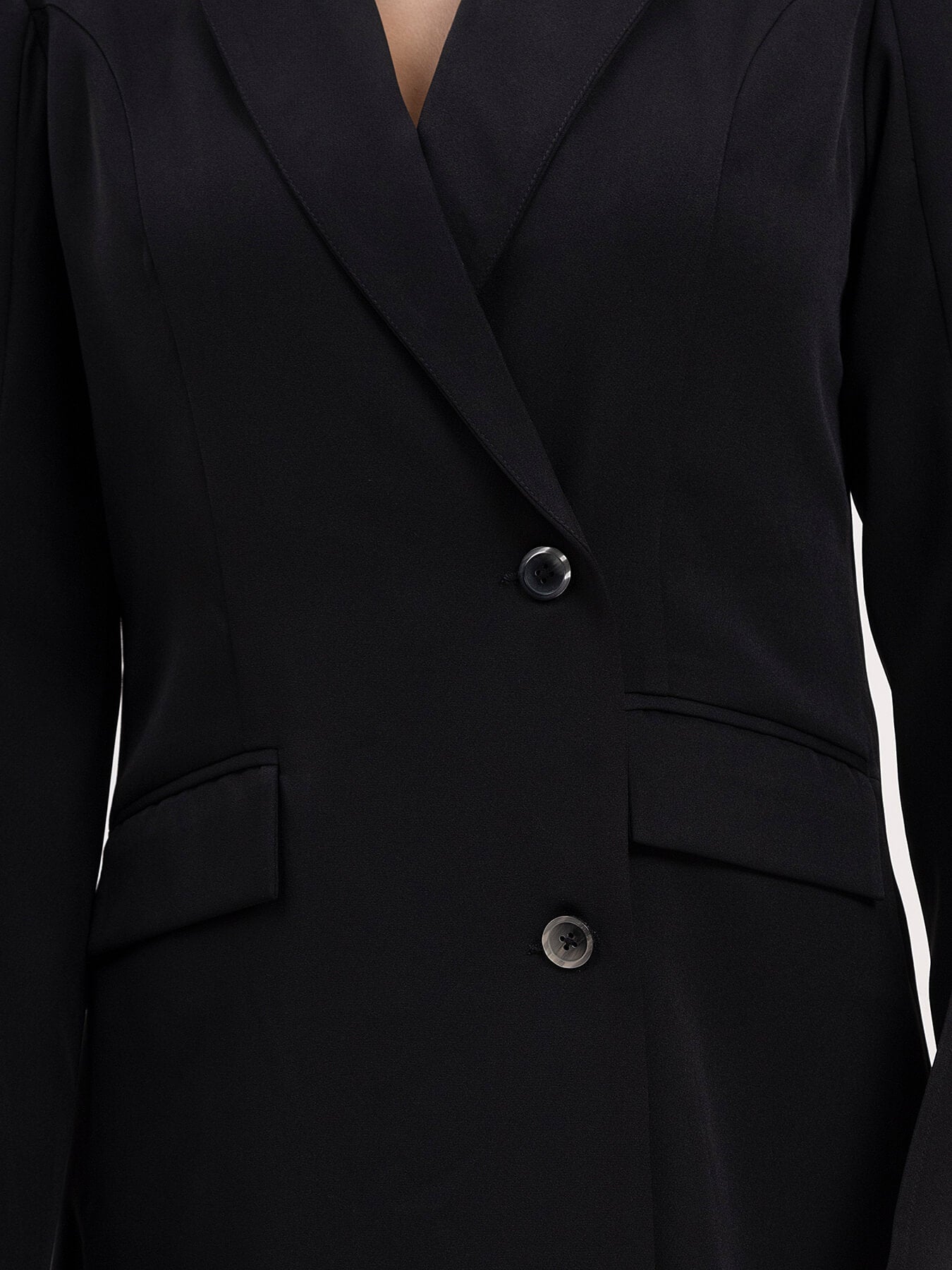 A Line Blazer Dress - Black| Formal Dresses