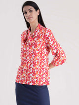 Front Tie-Up Top - Multi Colour