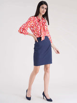 Front Tie-Up Top - Multi Colour