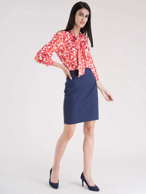 Front Tie-Up Top - Multi Colour