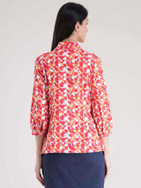 Front Tie-Up Top - Multi Colour