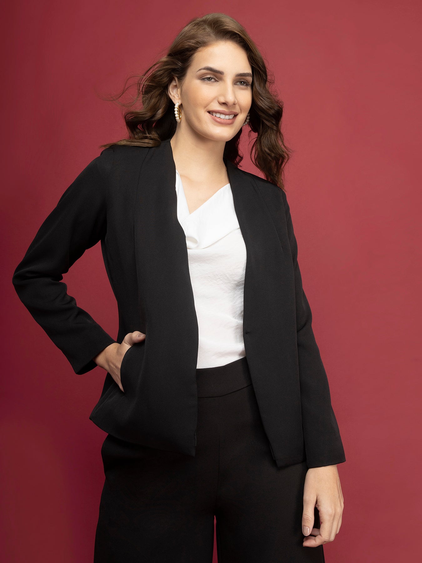 Solid Formal Jacket - Black| Formal Jackets