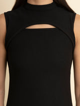 LivIn Cutout Detail Dress - Black