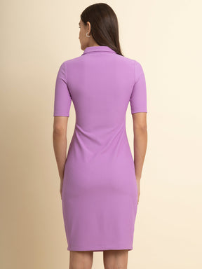 LivIn Collared Dress - Lilac