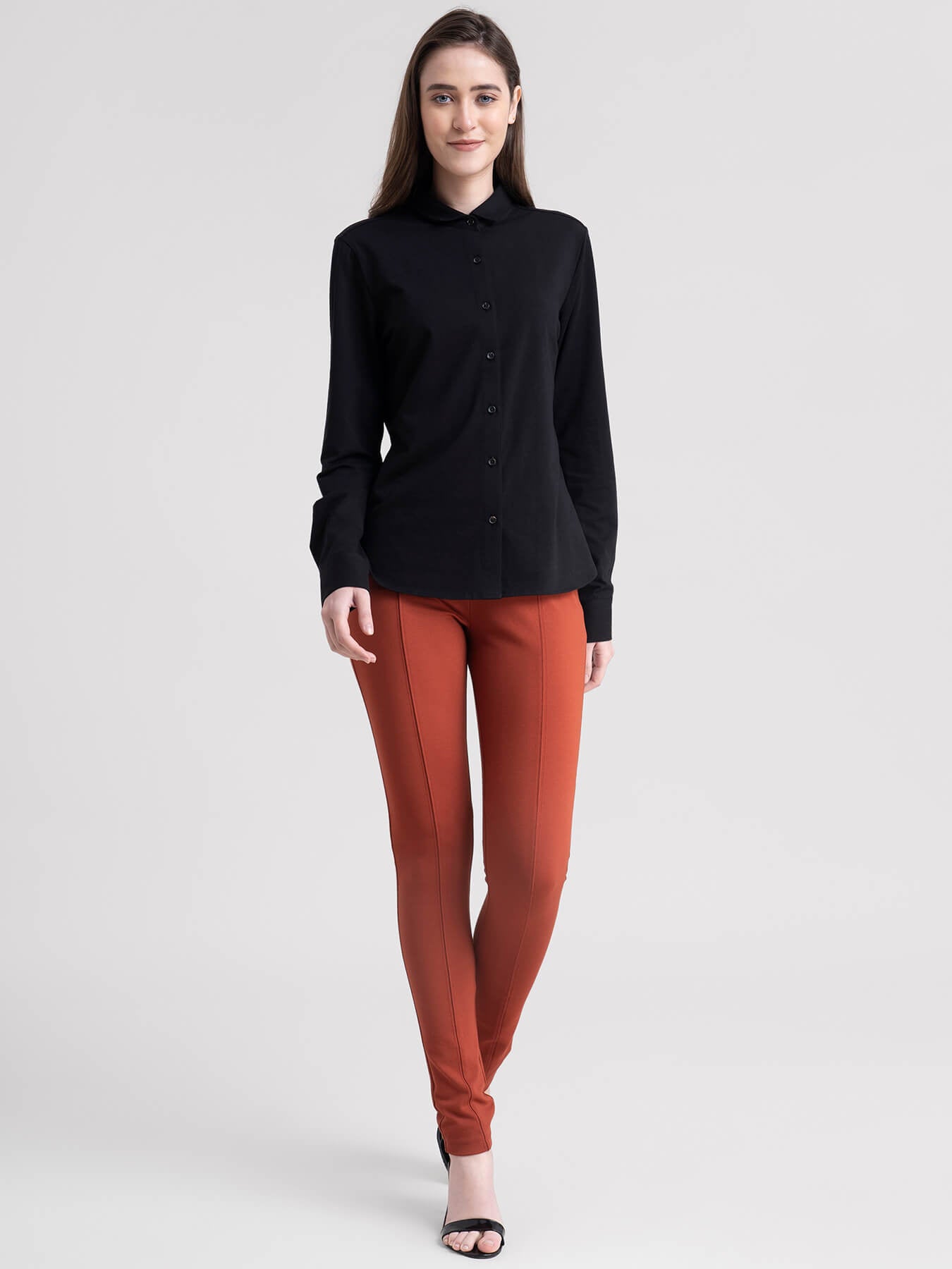 Classic Knitted Shirt - Black| Formal Shirts
