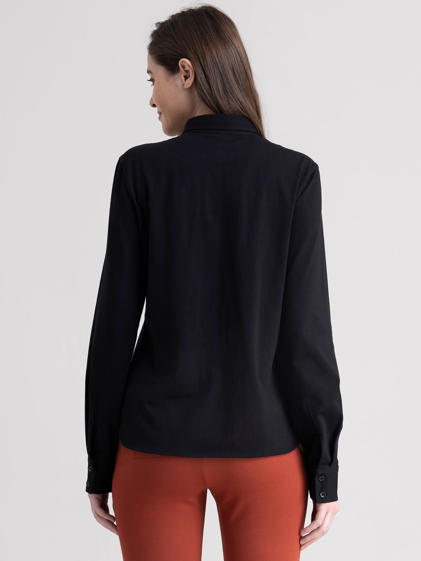 Classic Knitted Shirt - Black| Formal Shirts