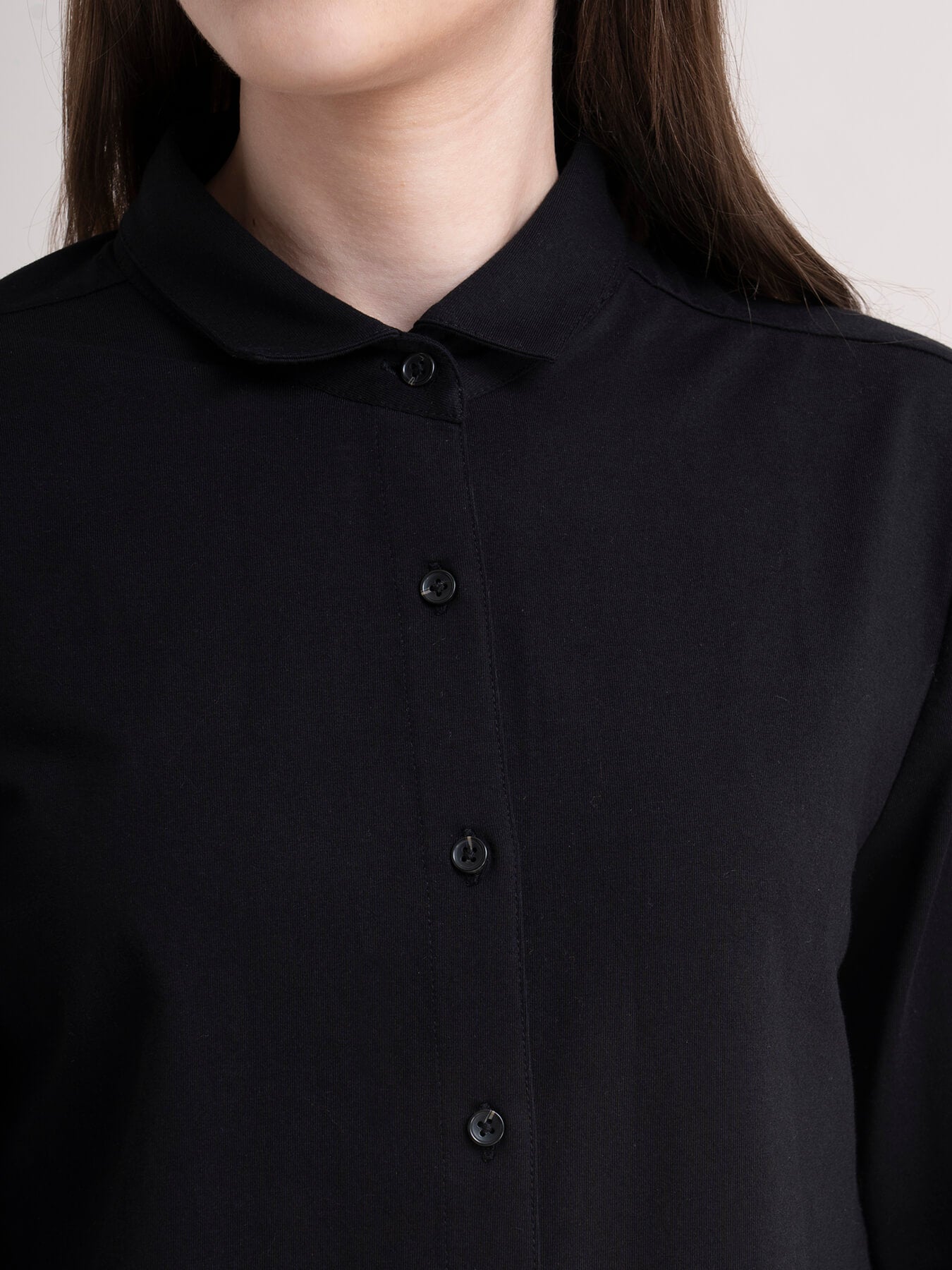 Classic Knitted Shirt - Black| Formal Shirts
