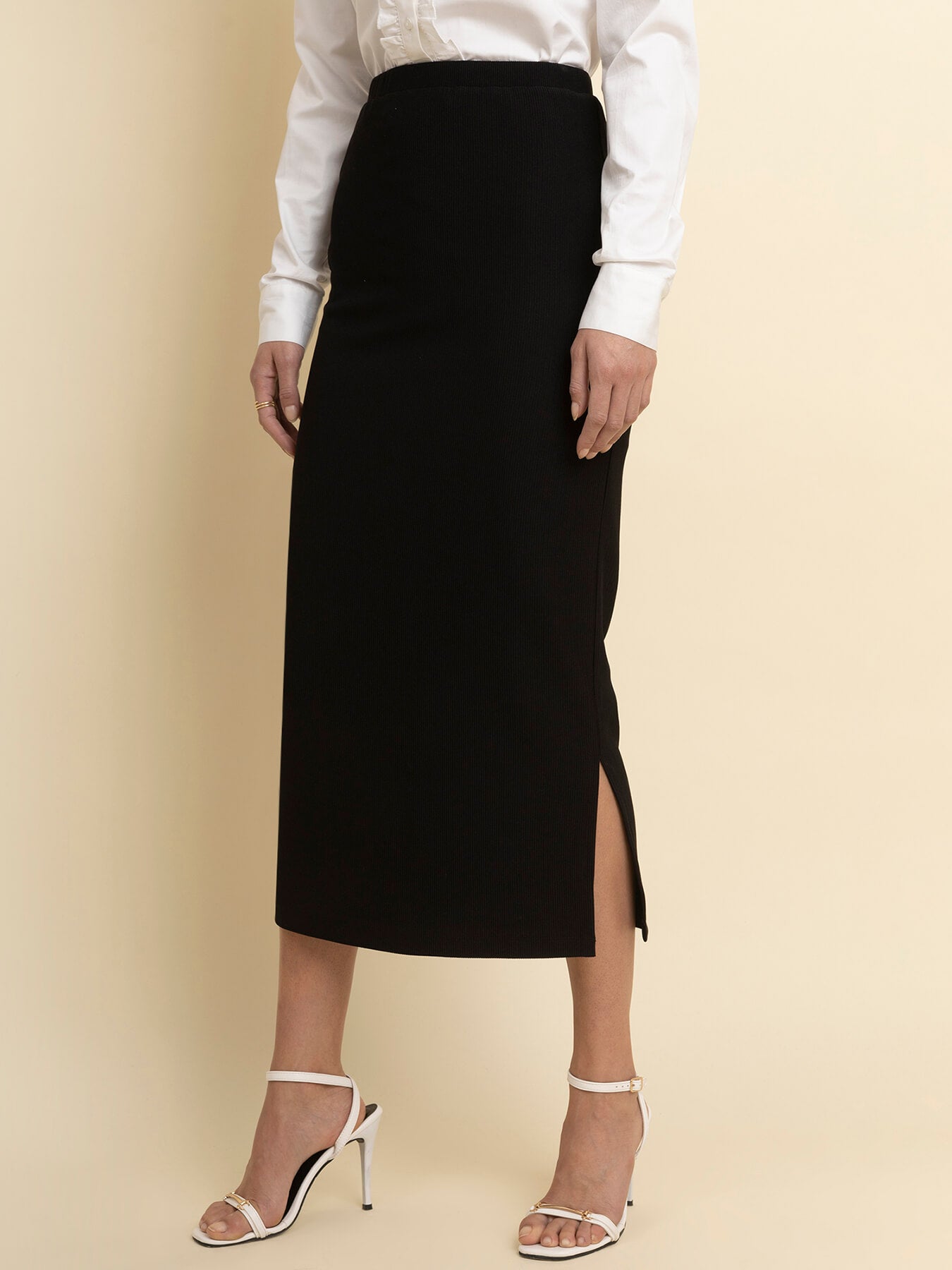 LivIn Midi Skirt - Black| Formal Skirts