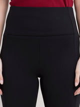 4 Way Stretch High Waist Tummy Tuck LivIn Pants - Black| Formal Trousers