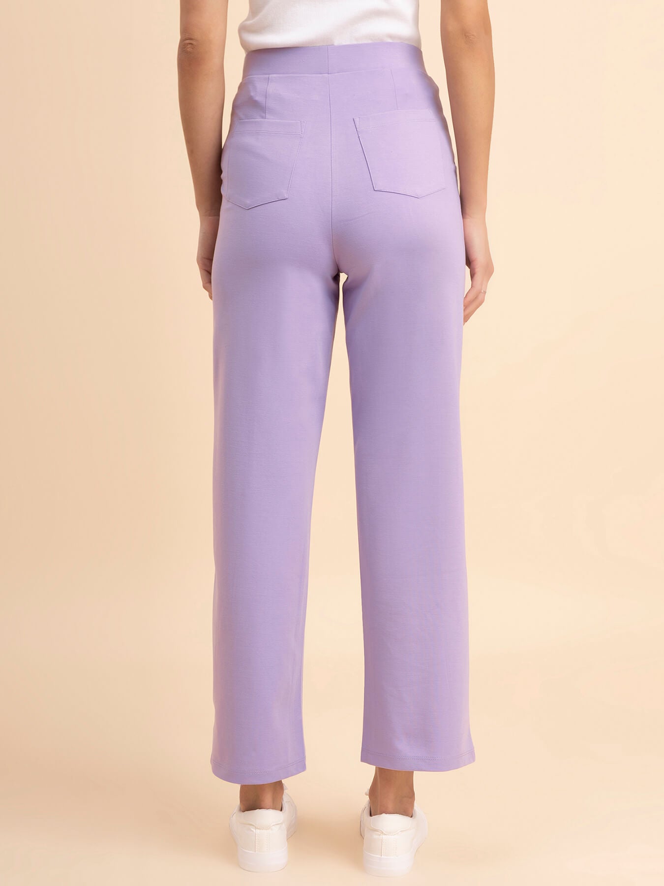 LivIn Air Wide Leg Pants - Lilac