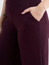 LivIn Air Wide Leg Pants - Maroon