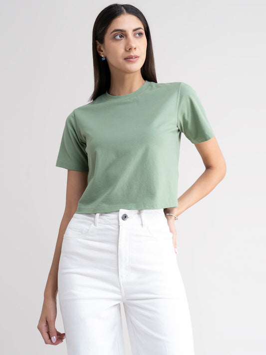 Cotton Crop Tee - Olive