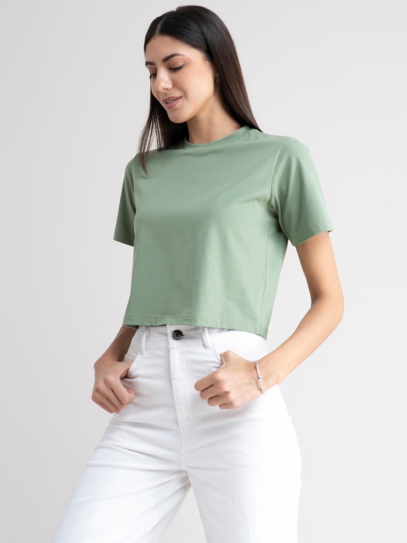 Cotton Crop Tee - Olive