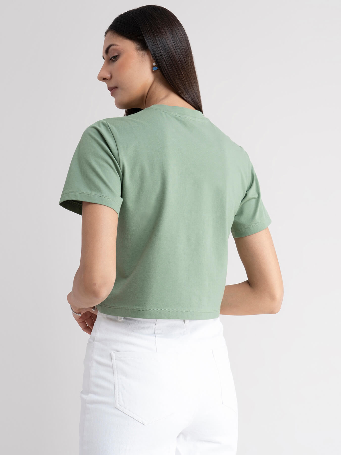 Cotton Crop Tee - Olive