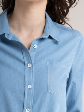 Denim Shirt - Light Blue