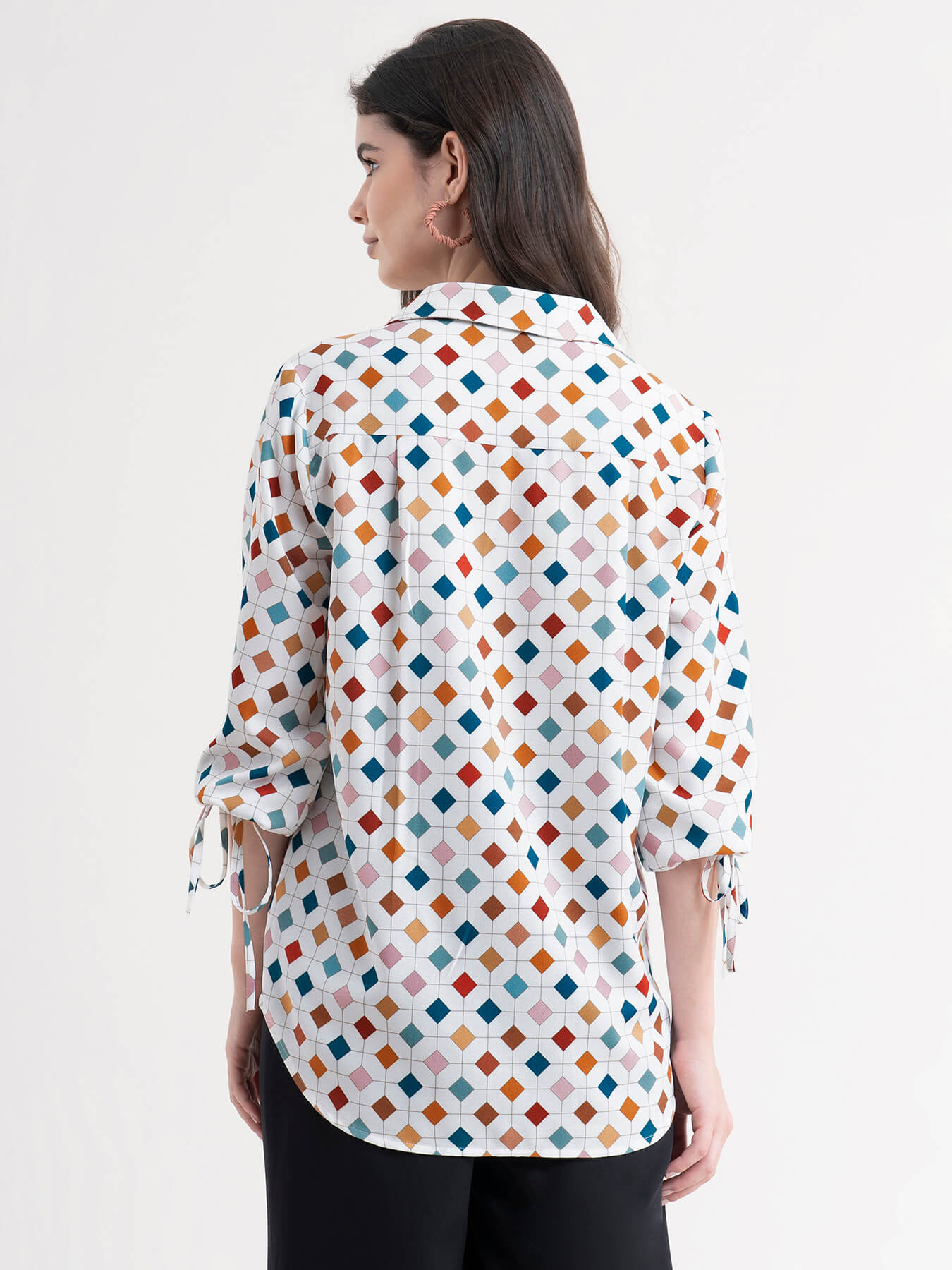 Geometric Print Shirt - Multicolour| Formal Shirts