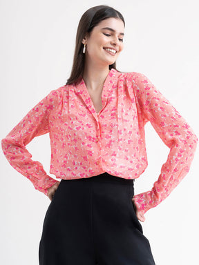 Floral Shirt - Pink