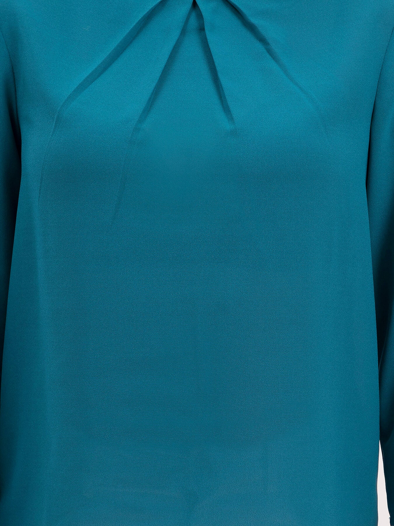 Front Pleat Detail Top - Teal