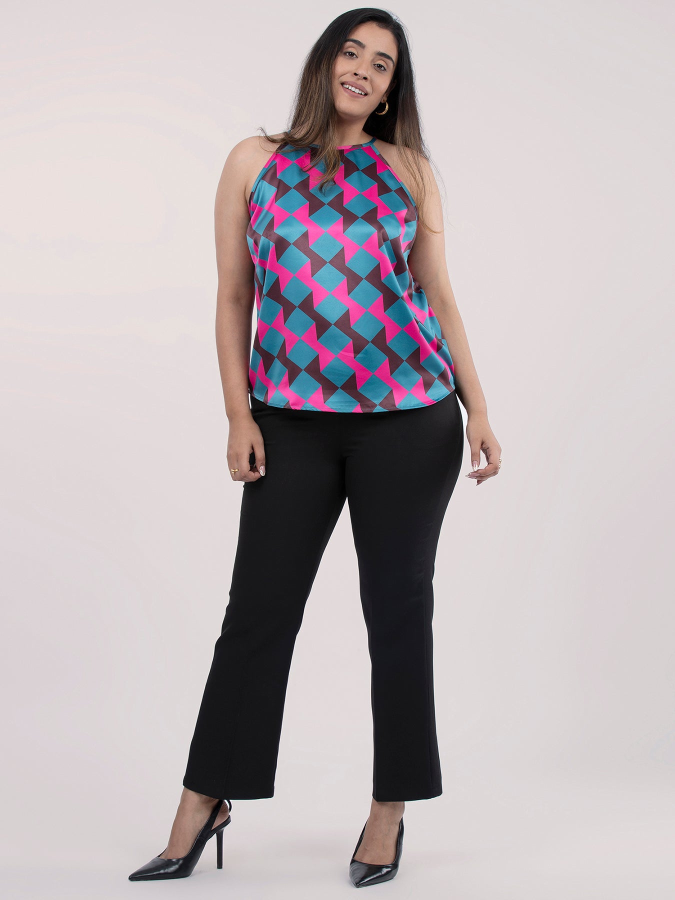 High Waist Pants - Black| Formal Trousers