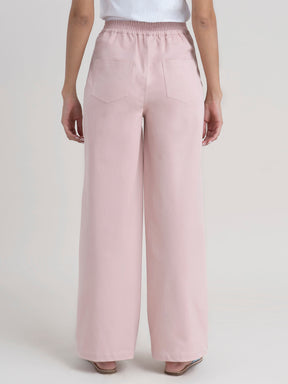 Wide Leg Trousers - Pink| Formal Trousers