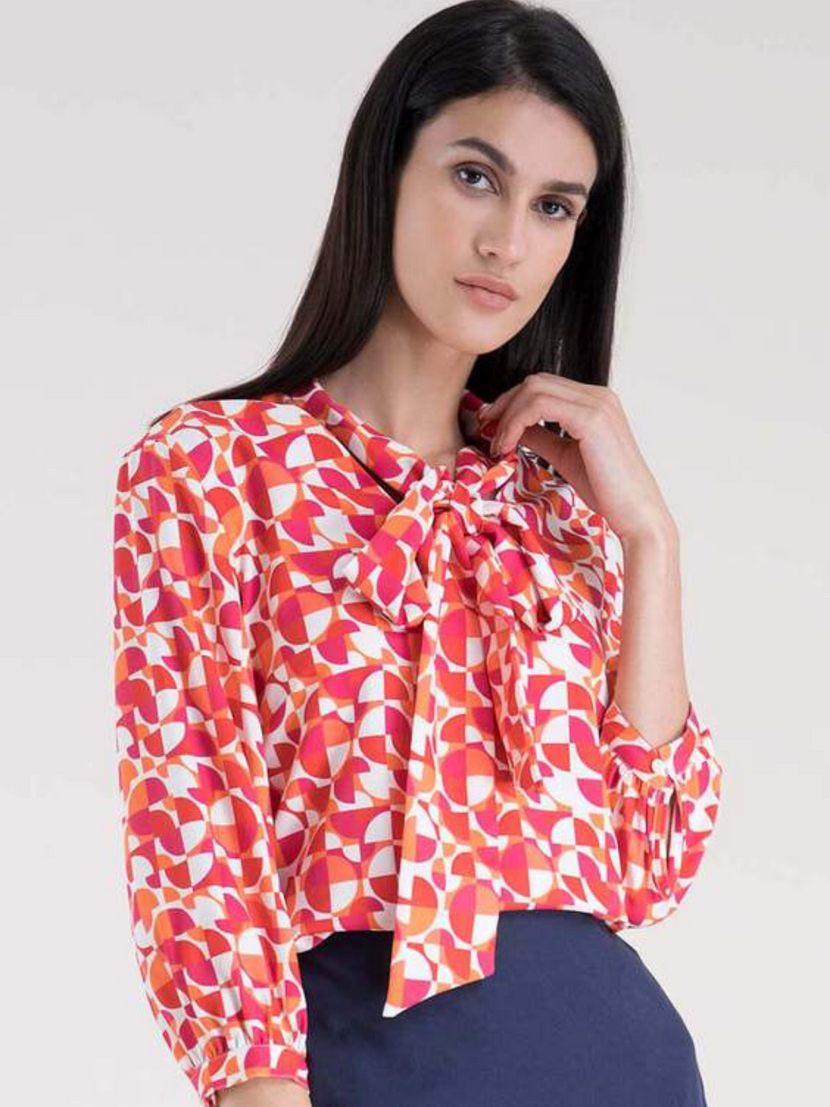 Front Tie-Up Top - Multi Colour