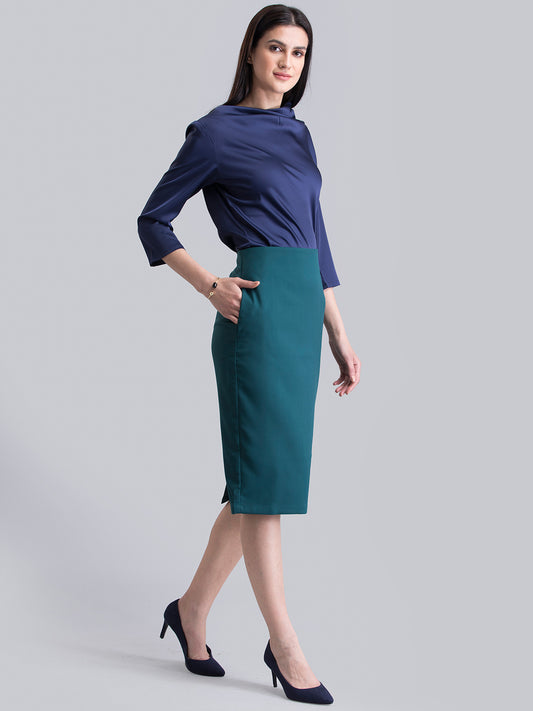 Pencil Skirt - Green