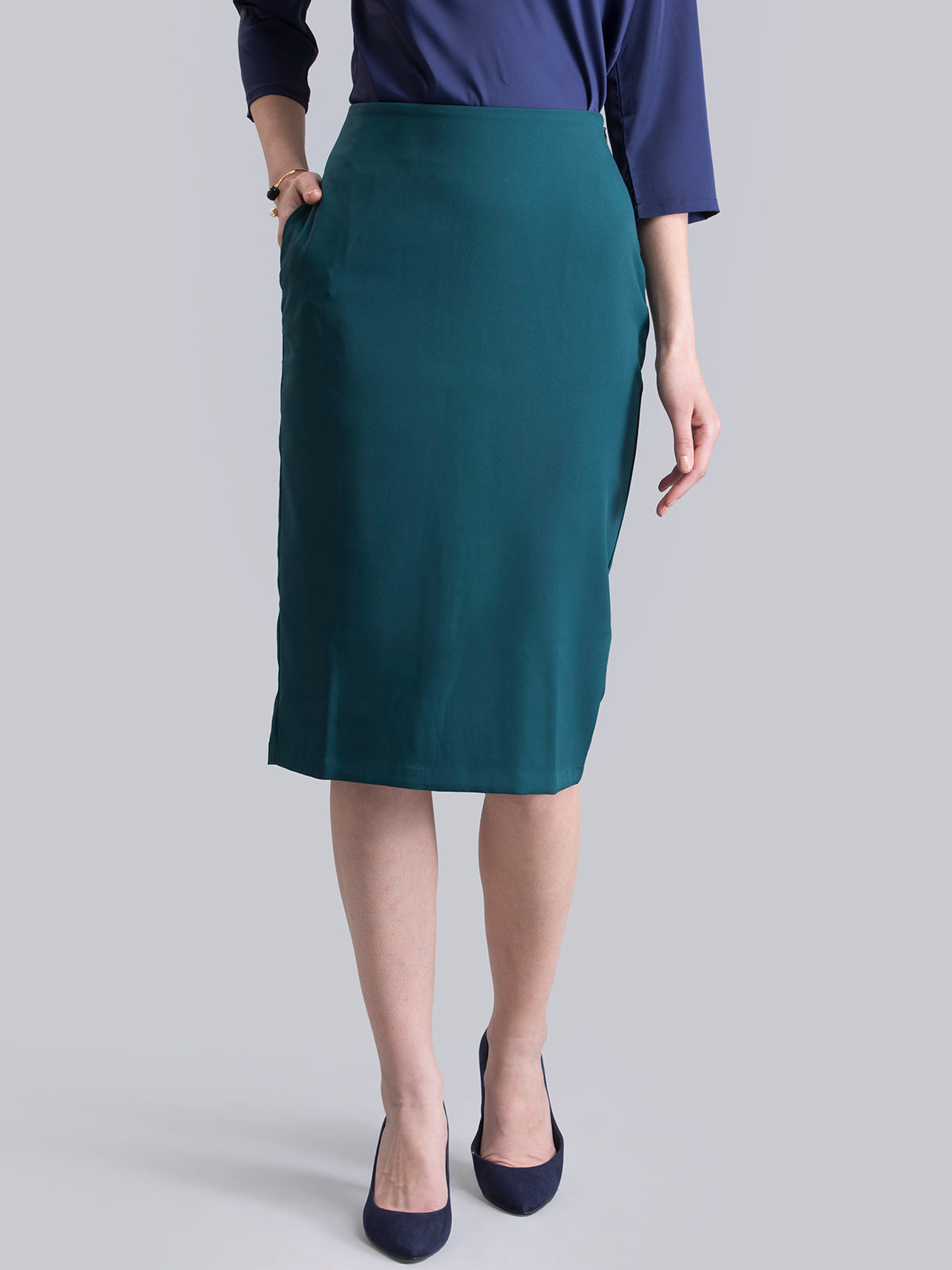 Pencil Skirt - Green