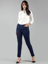 Essential Comfort Trousers - Navy| Formal Trousers