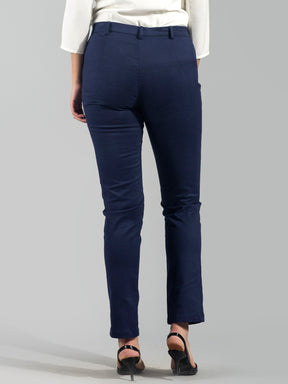 Essential Comfort Trousers - Navy| Formal Trousers